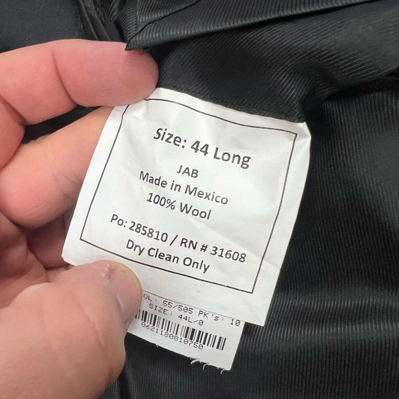 Jos A Bank NWT Blue Shawl Lapel Tuxedo Tux Jacket 44L - Picture 8 of 9